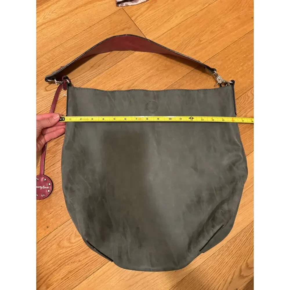 Sydney Love Reversible Bucket Vegan Leather Hobo Bag, like new